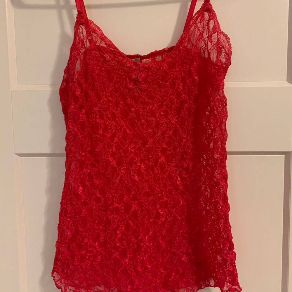 Lace tank top